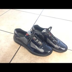 100% Authentic Navy blue Prada men shoe.